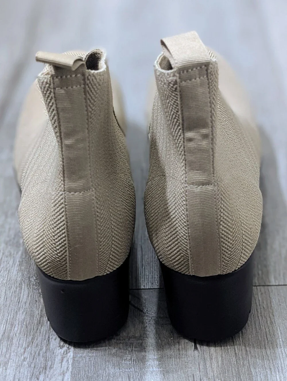 Charleston Shoe Co Beige Platform Ankle Boots NWOT